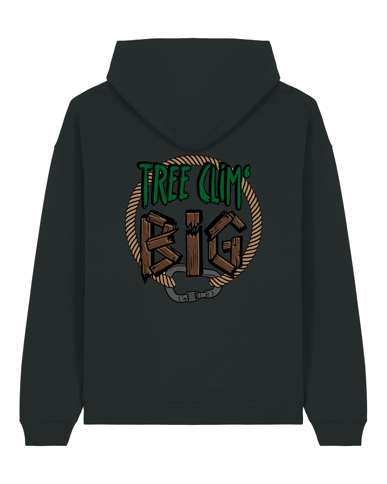 Tree Clim' Big "Original" Hoodie - Black