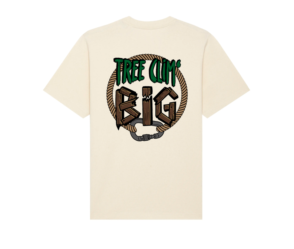 Tree Clim' Big "Original" T-Shirt - Natural Raw