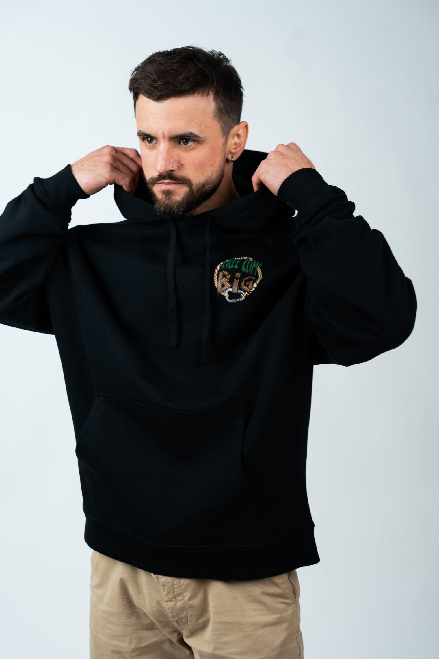 Tree Clim' Big "Original" Hoodie - Black