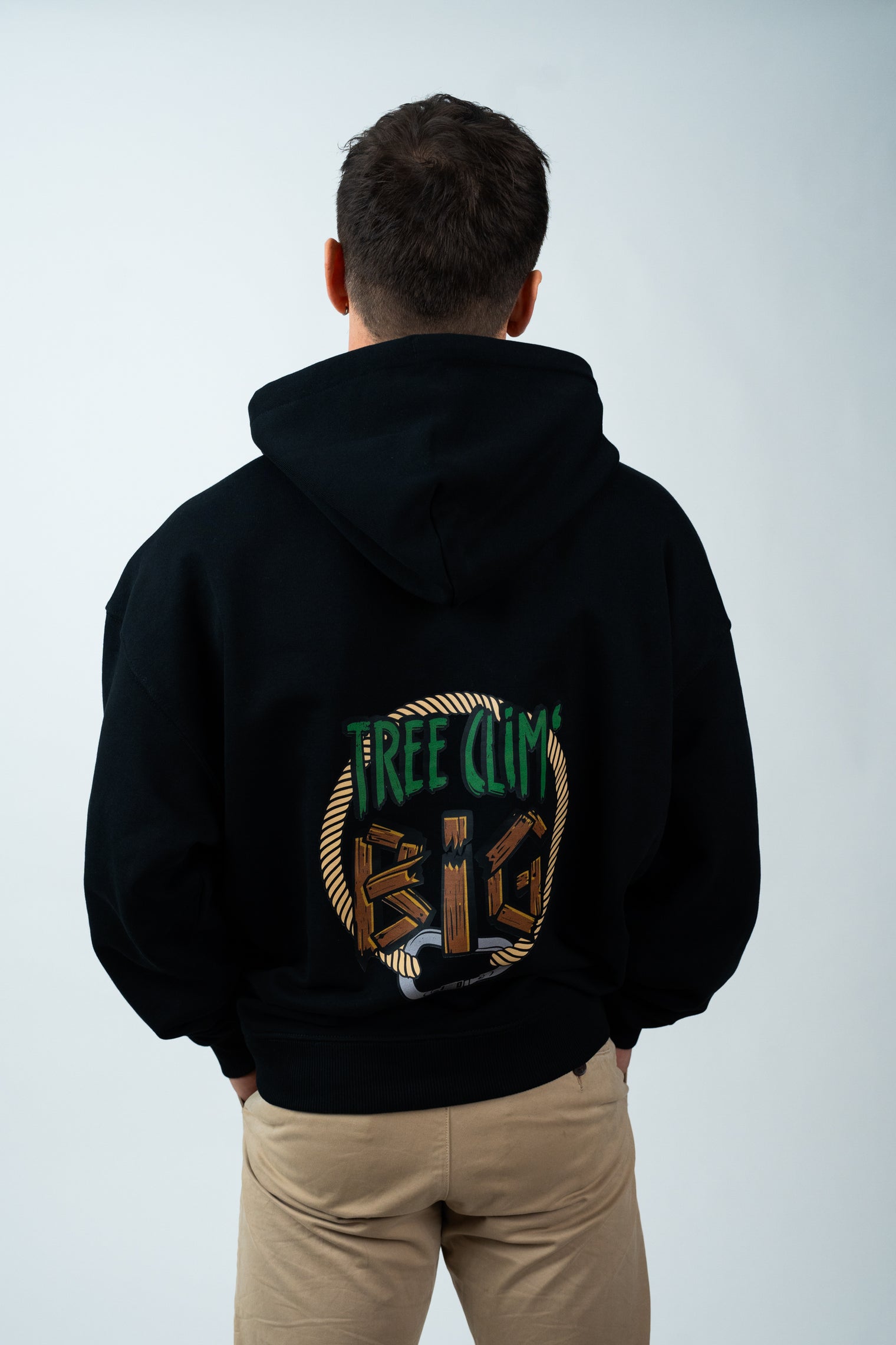 Tree Clim' Big "Original" Hoodie - Black