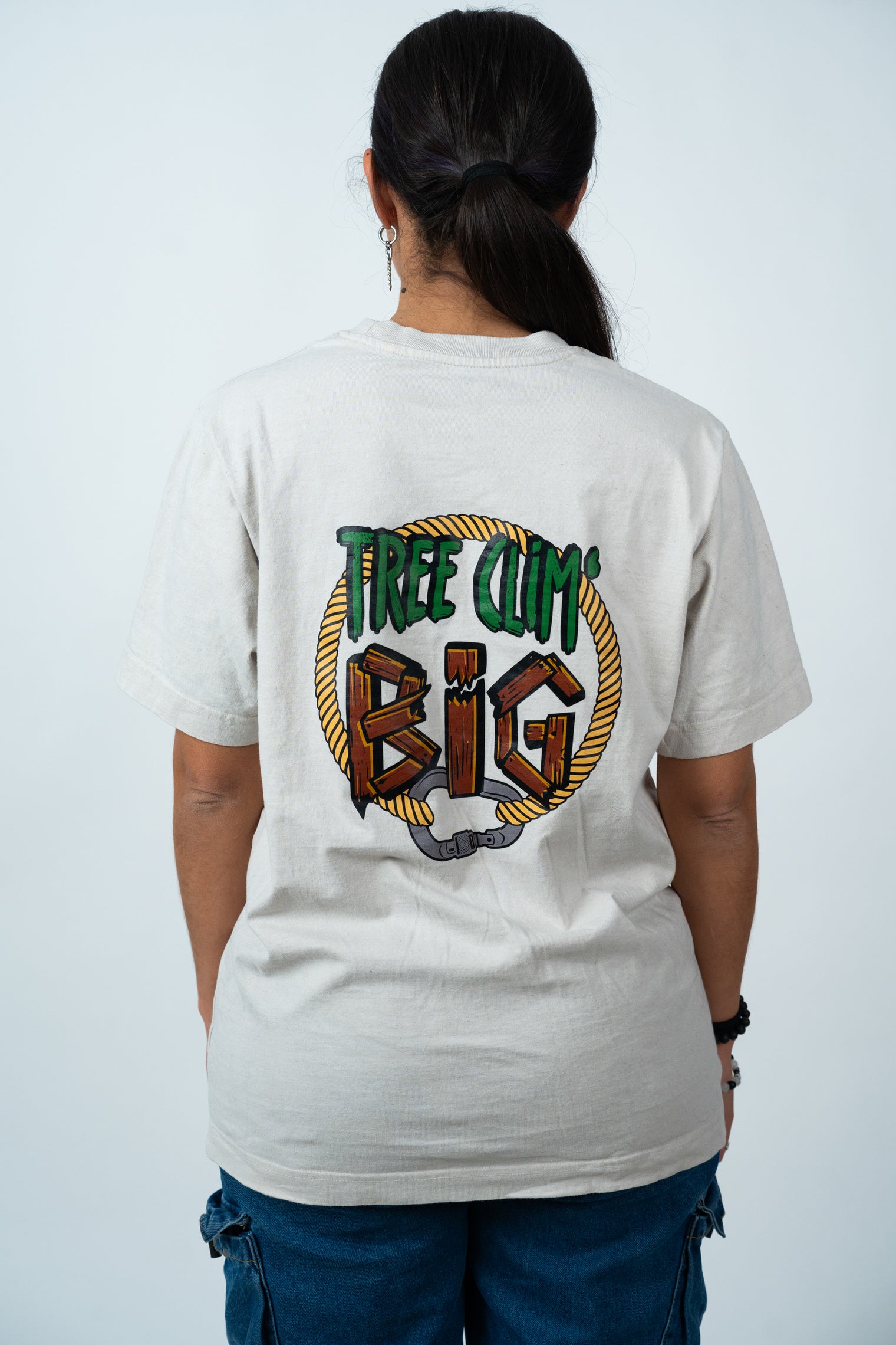 Tree Clim' Big "Original" T-Shirt - Natural Raw