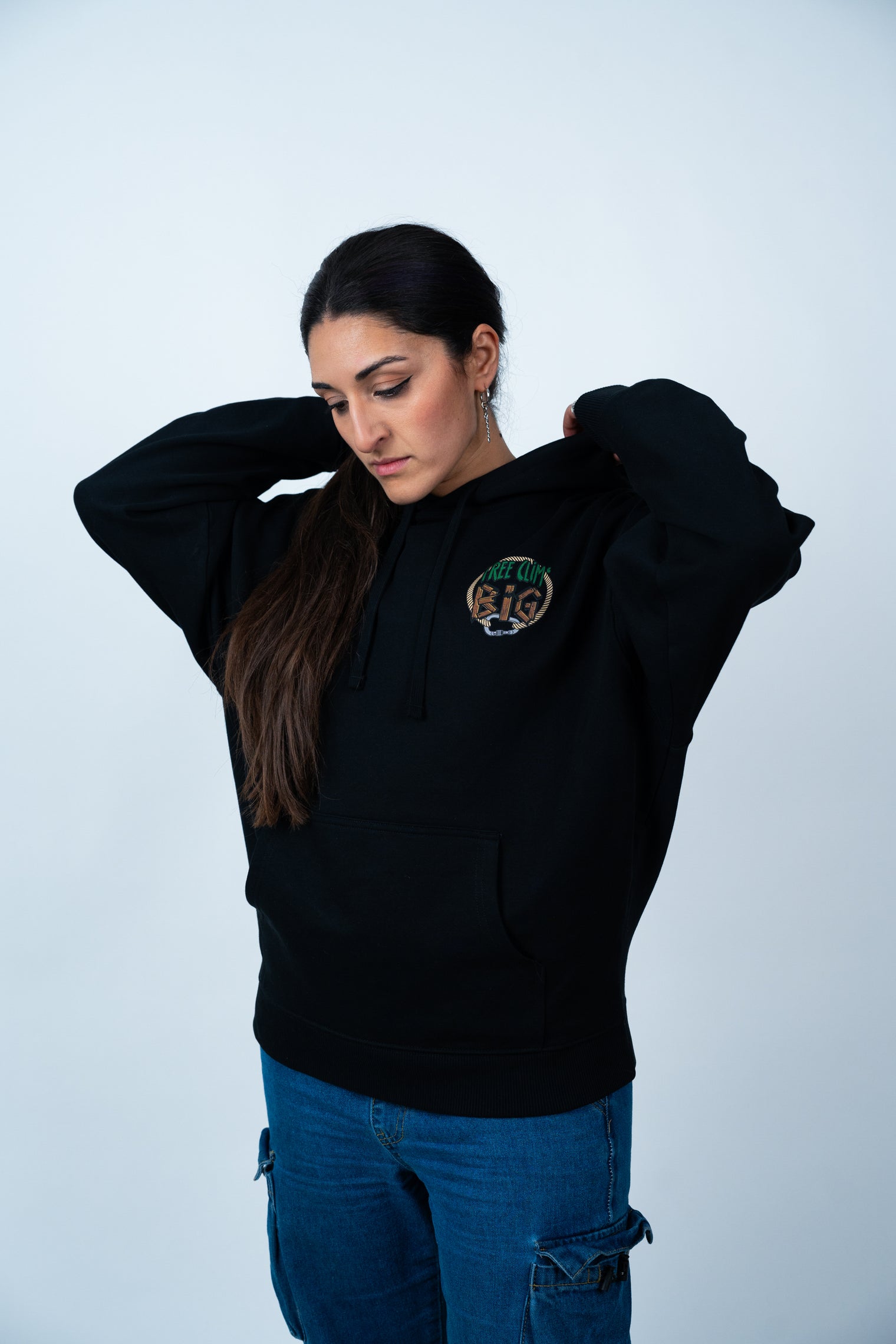 Tree Clim' Big "Original" Hoodie - Black