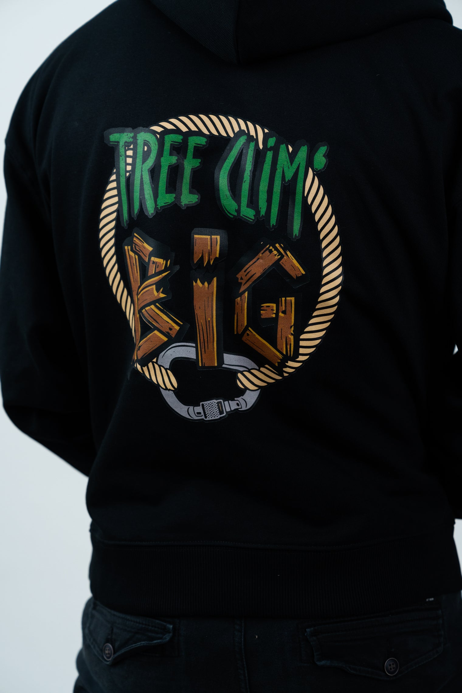 Tree Clim' Big "Original" Hoodie - Black