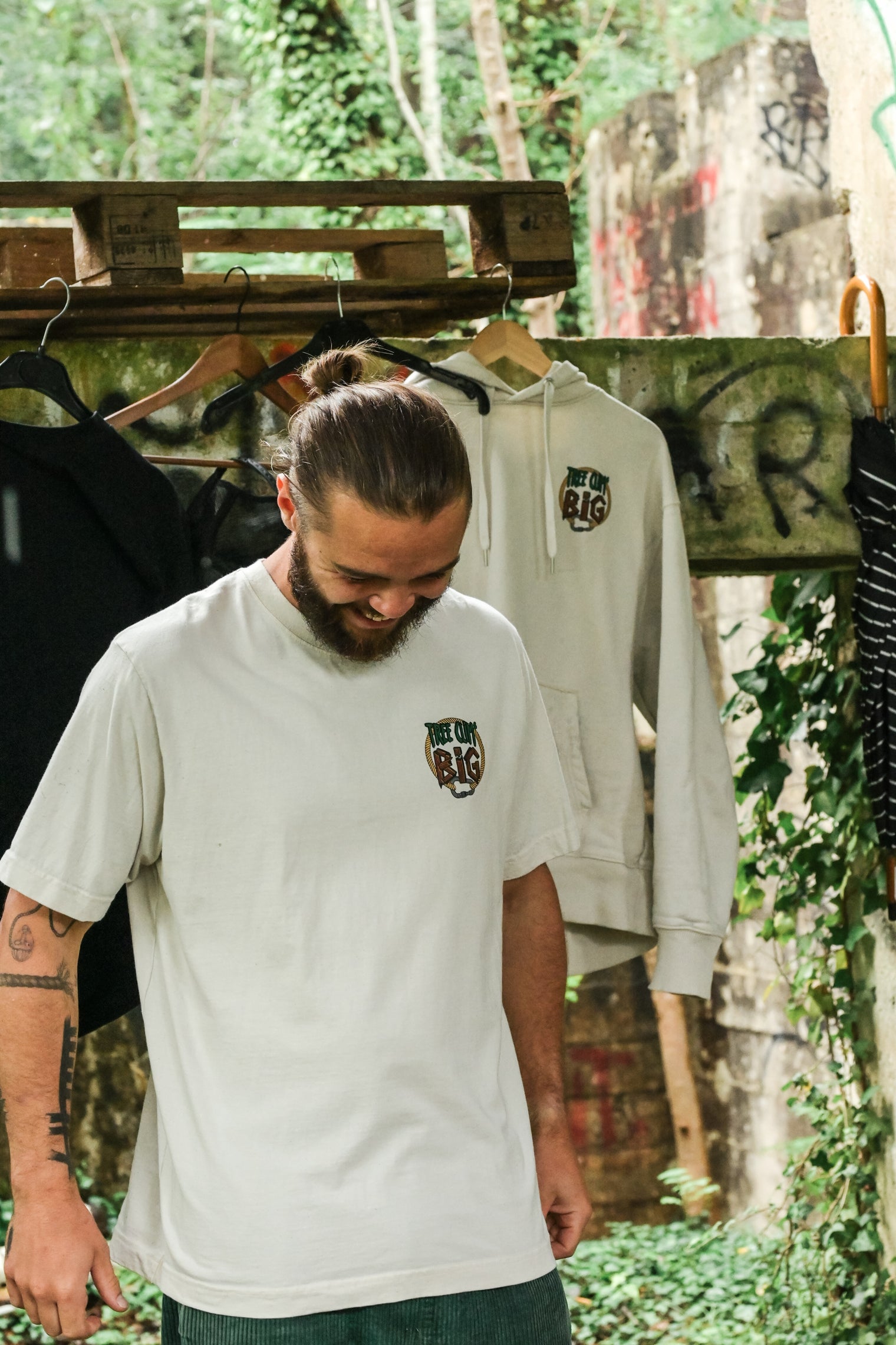 Tree Clim' Big "Original" T-Shirt - Natural Raw